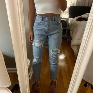 American Eagle mom jeans